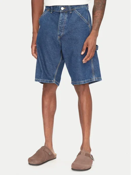 Jack&Jones Farmer rövidnadrág Alex Baggy Fit sötétkék