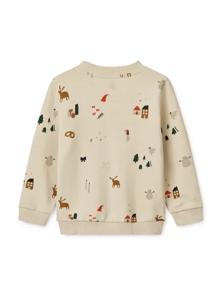 Liewood Dječja dukserica Thora Printed Sweatshirt bež