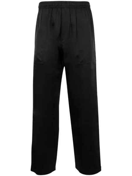 Saténové kalhoty Bode černé