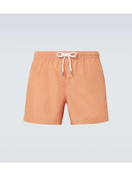 Plavalne hlačke Fedeli s potiskom oranžna