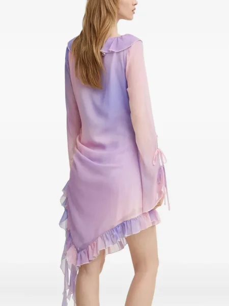 Odgovarati haljina Résumé s volanima ljubičasta