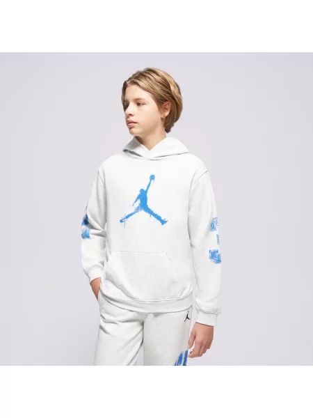 Jordan Bluza Z Kapturem Jdb Mj Mvp Hbr Jm Flc Po Boy szara