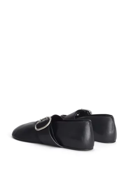 Iš natūralios odos balerinos Jil Sander juoda