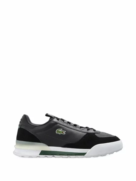 Sneakerși Lacoste din piele negru