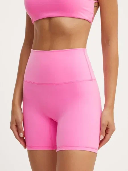 JOYINME pantaloni scurți de yoga Movement neted high waist Szorty.Movement roz