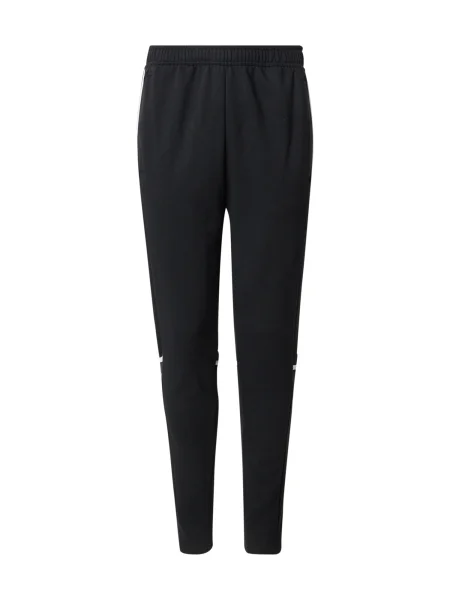 ADIDAS PERFORMANCE Pantaloni sport / alb murdar negru