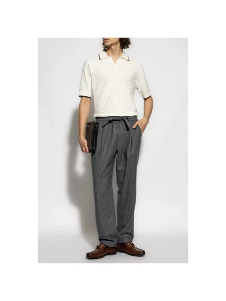 Koszulka polo Dolce And Gabbana beżowa
