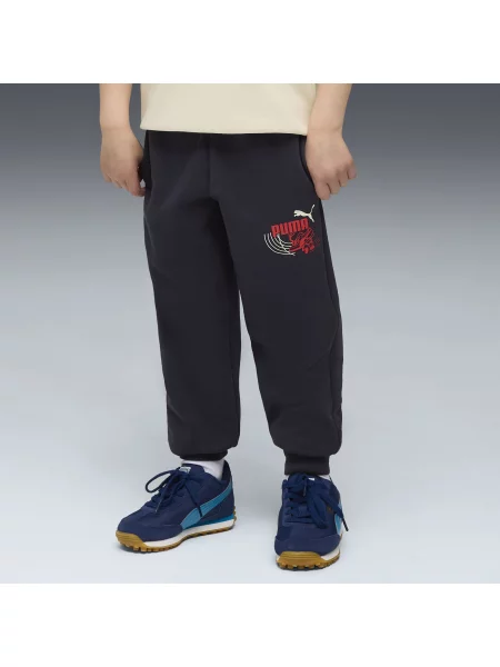 PUMA spodnie dresowe Little Runners Odzież niebieski