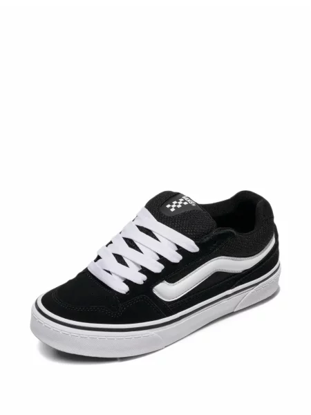 Велурени маратонки Vans черно