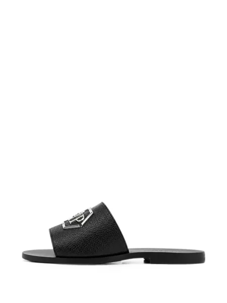 Sandale Philipp Plein din piele negru
