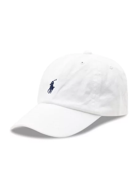 Klasična kapa Polo Ralph Lauren bijela