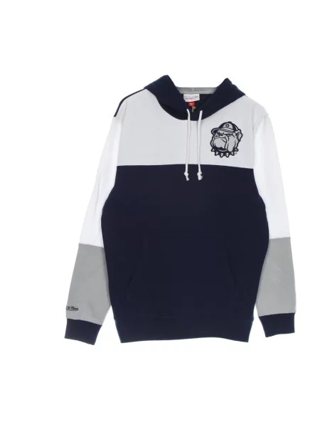 Bluza z kapturem Mitchell & Ness polarowa niebieska