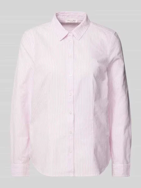 Bluzka koszulowa o kroju slim fit z mankietami Christian Berg Woman