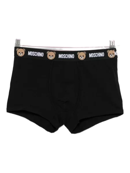 Boxeri Moschino cu autograf negru
