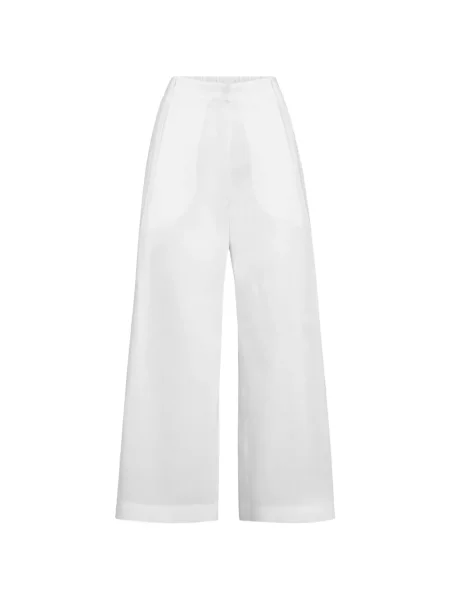 Spodnie Brunello Cucinelli plisowane białe