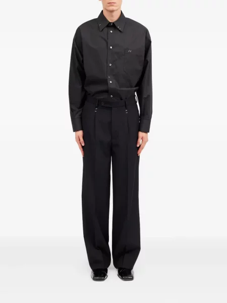Pantaloni Mm6 Maison Margiela negru