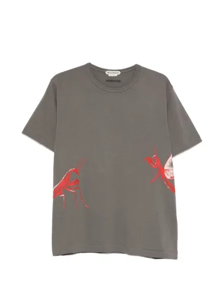Tricou grafic Jw Anderson cu imagine gri
