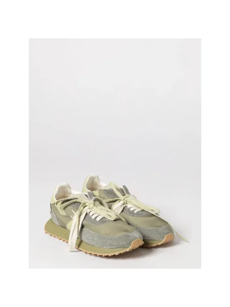 Sneakersy Ghoud skórzane zielone