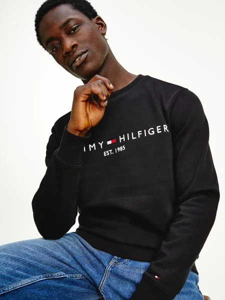 TOMMY HILFIGER Mikina námornícka modrá / červená biela čierna