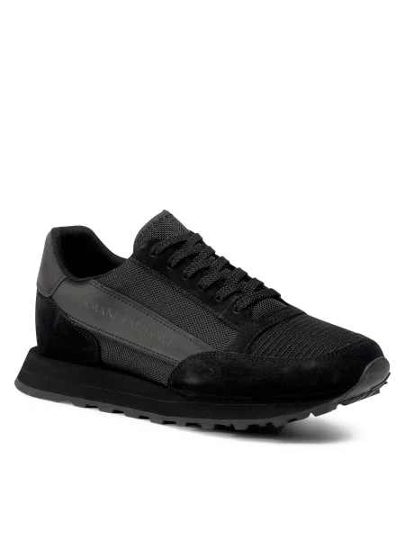 Sneakersy Armani Exchange černé