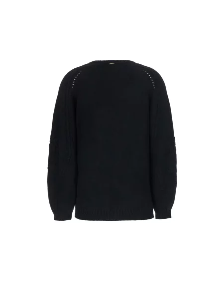 Dzianinowy sweter Twinset czarny