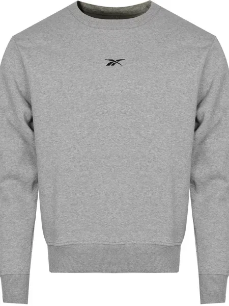 Pulover Reebok s kapuco siva