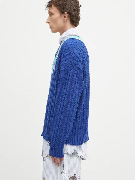 Sky High Farm pulover Cableknit v-neck
