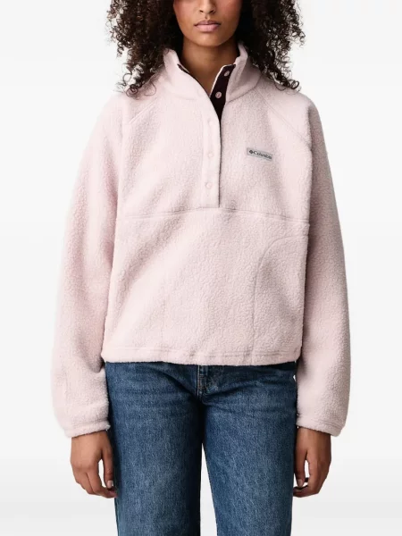 Fleece πουλόβερ Columbia ροζ