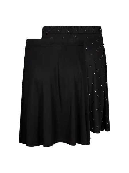 Zizzi Fustă negru alb