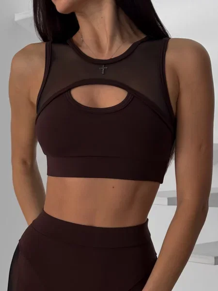 Топ спортивний Nova Vega коричневий