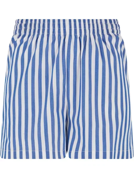 Pantaloni Urban Classics cu dungi alb