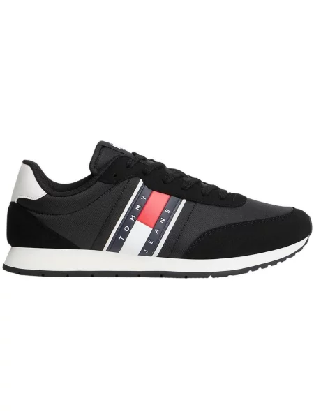Pánske tenisky Tommy Jeans Classic Runner black čierna