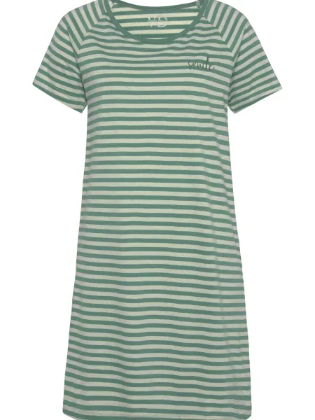 VIVANCE Spalna srajca ecru / smaragd