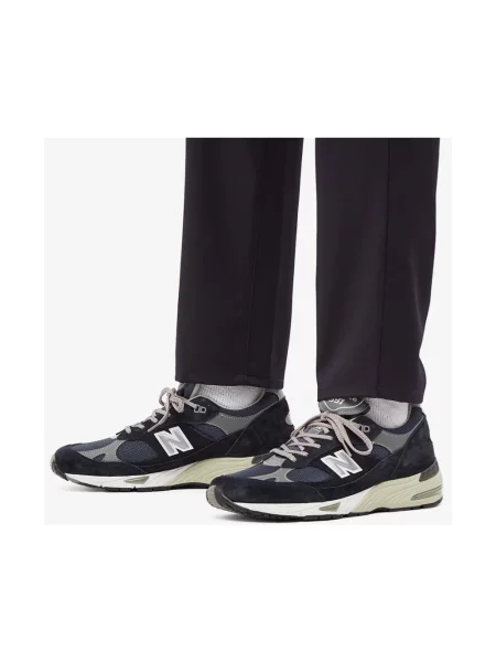 Sneakersy New Balance skórzane niebieskie