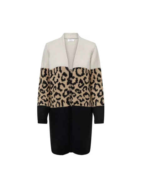 ONLY Swetry Kobieta Wielobarwność XS Kolekcja Jesień/Zima Sweter beżowy