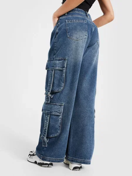 Supply&demand Spodnie Jeans Born niebieskie