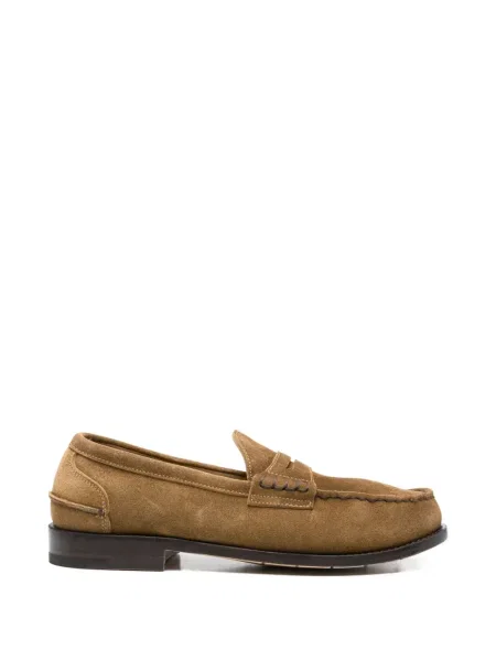 Pantofi loafer Premiata din piele de căprioară maro
