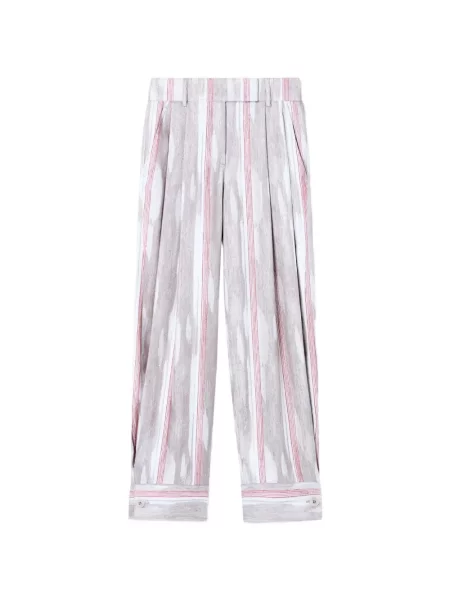 Pantaloni Giorgio Armani cu dungi cu imagine gri