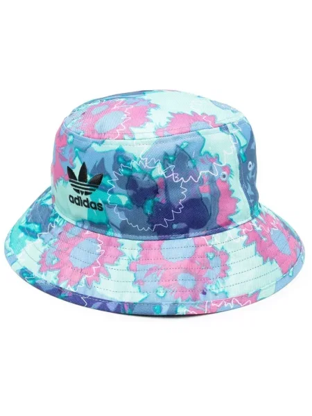 Pălărie Adidas cu model floral cu imagine albastru