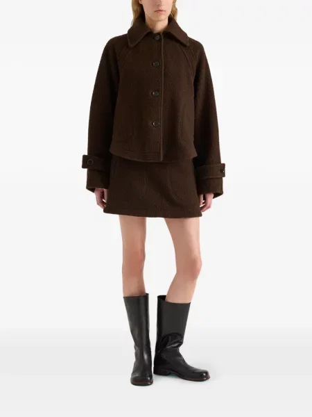 Geacă Proenza Schouler de lână maro