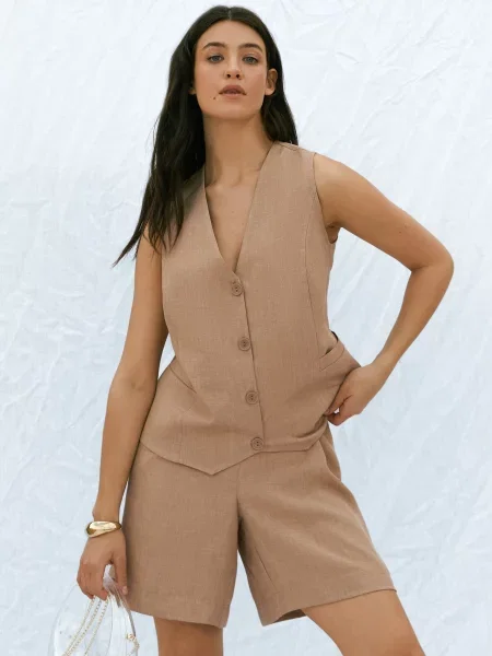 Шорты Seventeen бежевые