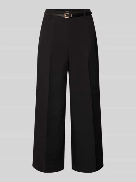 Kroj regular fit kuloty z dodatkiem model ELMA' Vero Moda czarne