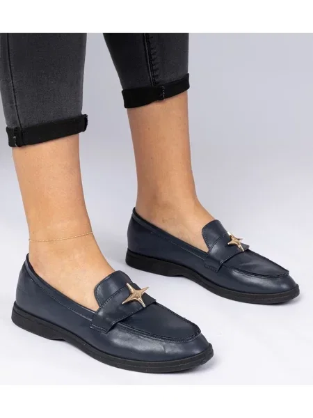 Mocasini D/ceo auriu
