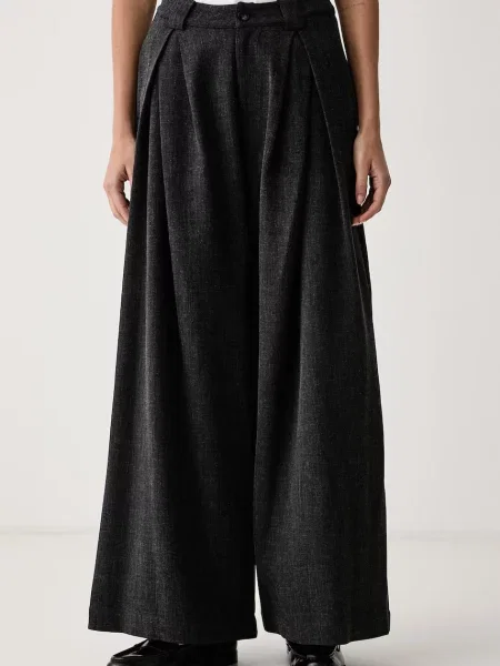 Eleh pantaloni de costum pentru femei gri
