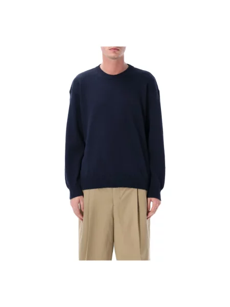 Sweter Roberto Collina niebieski