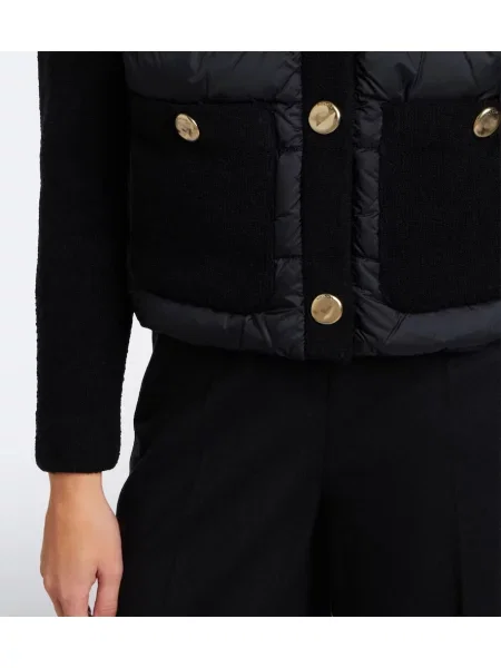 Cardigan Moncler de lână negru