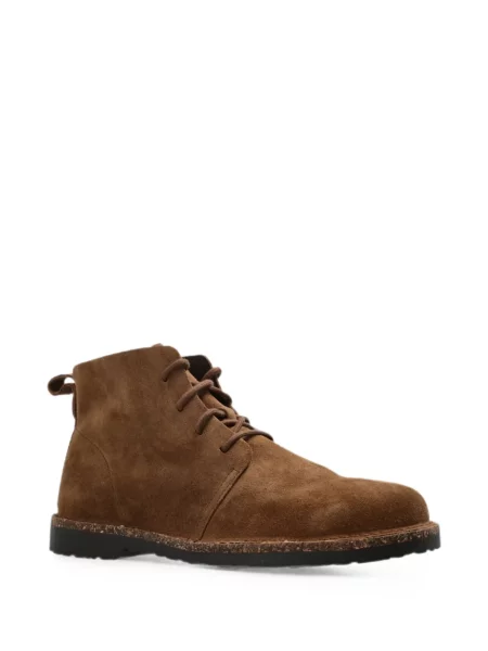 Botine Birkenstock din piele de căprioară maro