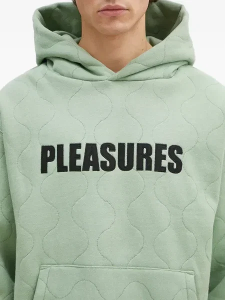 Hanorac cu glugă Pleasures verde