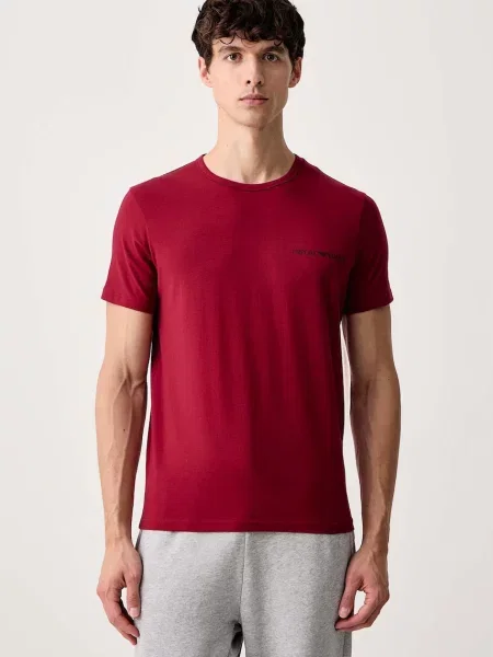Emporio Armani Underwear tricou loungewear bărbătesc din cu pachet de 2 negru