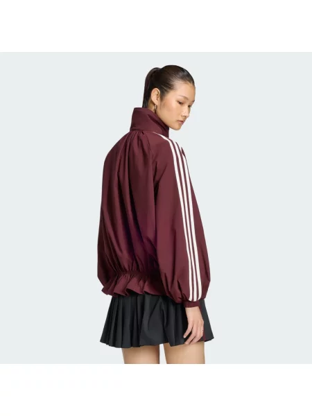 LUŹNA BLUZA DRESOWA OVERSIZE czerwona